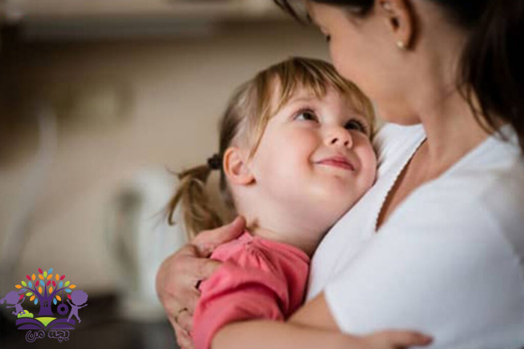 ابراز محبت کودکان