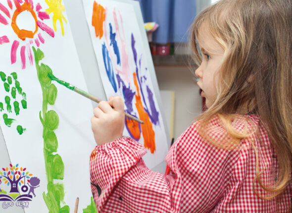 آموزش رنگ‌ آمیزی به کودکان