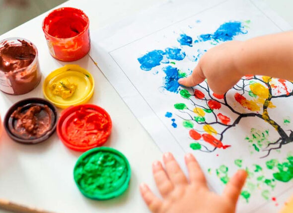 رنگ انگشتی برای کودکان