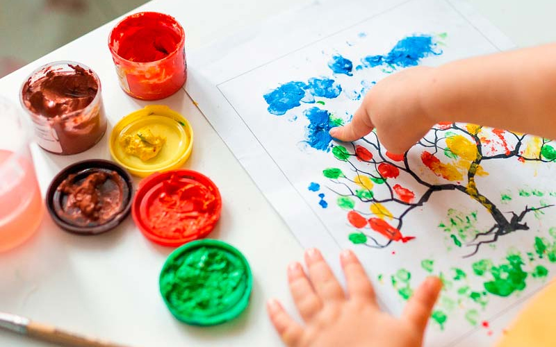 رنگ انگشتی برای کودکان