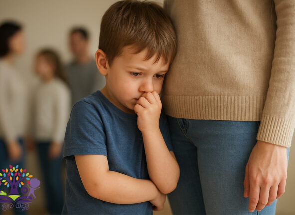 نشانه‌ های خجالت در کودکان