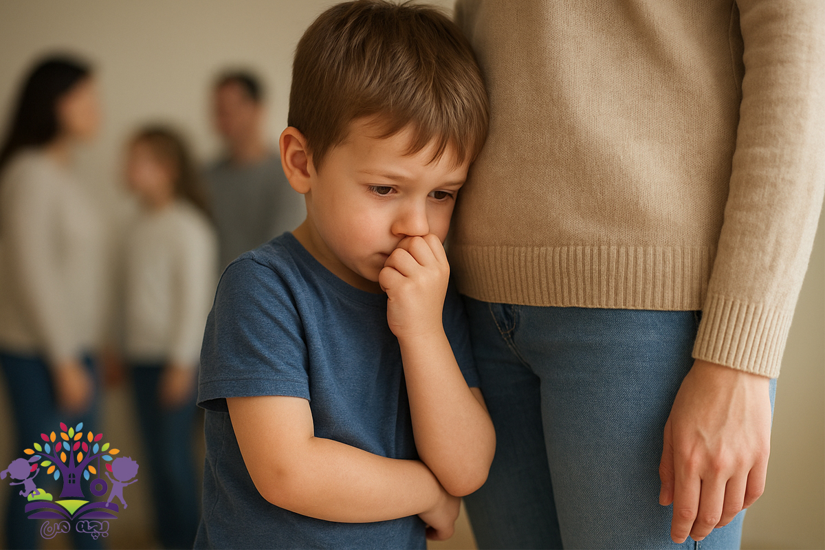 نشانه‌ های خجالت در کودکان