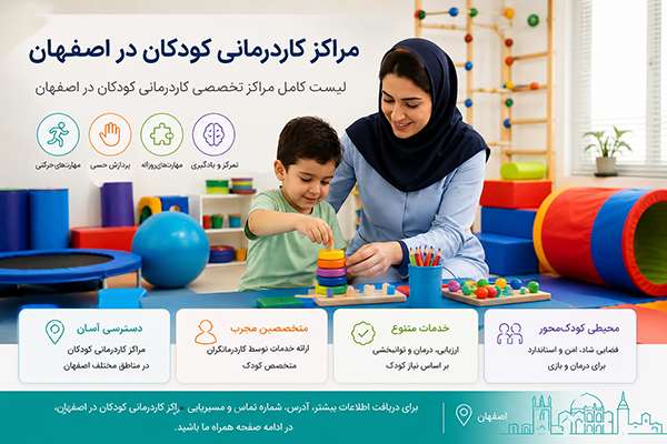 مراکز کاردرمانی کودکان در اصفهان