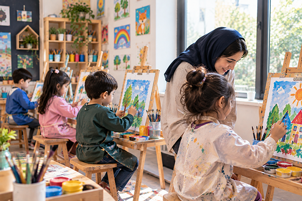 آموزشگاه نقاشی کودک در رشت